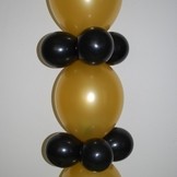 Balonek D5 dekorační 025 Black 