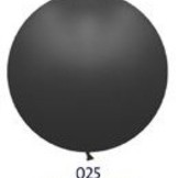 Obří balón - JUMBO - 025 BLACK