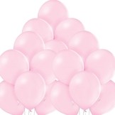 Světlerůžové balónky - 50 kusů