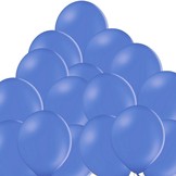 Modré balónky chrpa 50 kusů