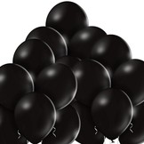 Černé balónky - 50 kusů