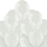 Průhledné balónky 50 kusů