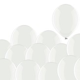 Průhledné balónky 100 kusů