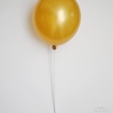 Balónek zlatý metalický 060 