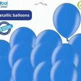 Balónek modrý metalický 065 - 50 ks