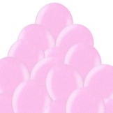 Balónek světle růžový metalický 071 - 30 ks