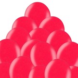 Balónky metalické - 080 CHERRY RED - 30 ks