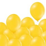 Tmavě žluté balónky 100 kusů