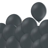 Tmavě šedé balónky 100 kusů