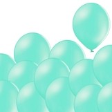 Zelené mint balónky 100 kusů