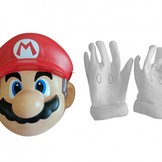 Maska Super Mario a rukavice