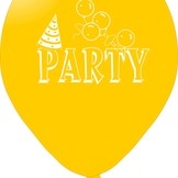 Balónky PARTY žluté 1 ks