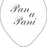 Balónek Pan a Paní s šedým potiskem