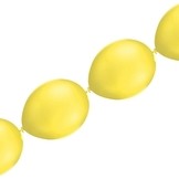 Balónky řetězové LED žluté 5ks