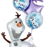 Frozen Olaf foliový balónek 58cm x 104cm