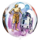 Star Wars foliový balónek kulatý 38cm x 40cm 