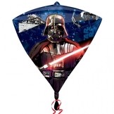 Star Wars foliový balónek diamant 38cm x 43cm