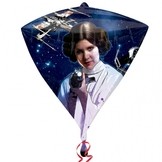 Star Wars foliový balónek diamant 38cm x 43cm