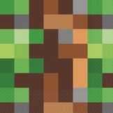 Minecraft - TNT ubrousky 16 ks 33 cm x 33 cm