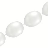 Balónky řetězové stříbrné 5 kusů