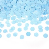 Vystřelovací konfety světle modré 40 cm