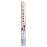 Vystřelovací konfety světle růžové 40 cm