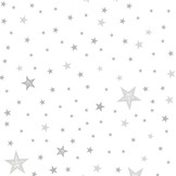 Ubrus bílý s hvězdami Dunicel® 138 cm x 220 cm Shining Star White