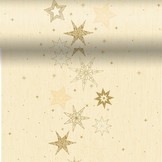 Šerpa na stůl krémová s hvězdami Dunicel® 3 v 1 0,4 x 4,8 m Star Stories Cream