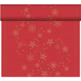 Šerpa na stůl STAR SHINE RED 0,4 cm x 4,8 cm