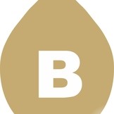 Balónek písmeno B zlaté