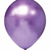 Balónky chromové fialové 6 ks 30 cm