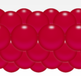 Balónková girlanda červená 3 m