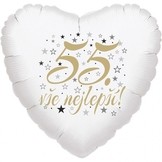 55. narozeniny balónek srdce