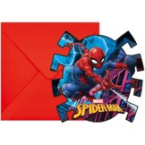 Spiderman pozvánky na narozeniny 6 ks