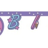 Banner Happy Birthday Minnie a jednorožec 2 m