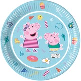 Prasátko Peppa talíře 8 ks 23 cm