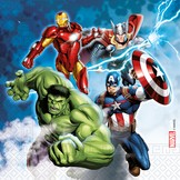 Avengers ubrousky 20 ks 33 cm x  33 cm 3-vrstvé