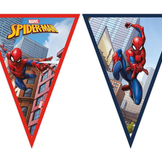 Spiderman papírová vlajka 2,3 m 9 ks