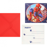 Spiderman pozvánky 6 ks