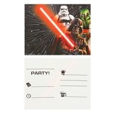 Star Wars pozvánky na oslavu 6 ks