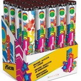 Vystřelovací konfety 25cm - barevný mix