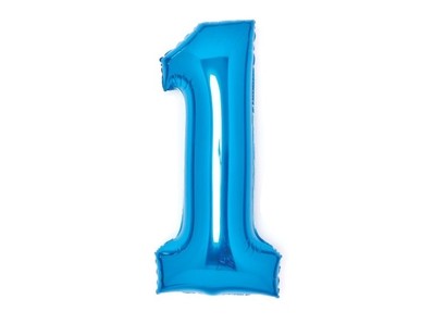 Balónky čísla modré 66 cm
