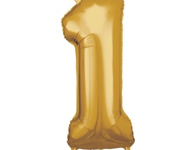 Balónky čísla zlaté 86 cm