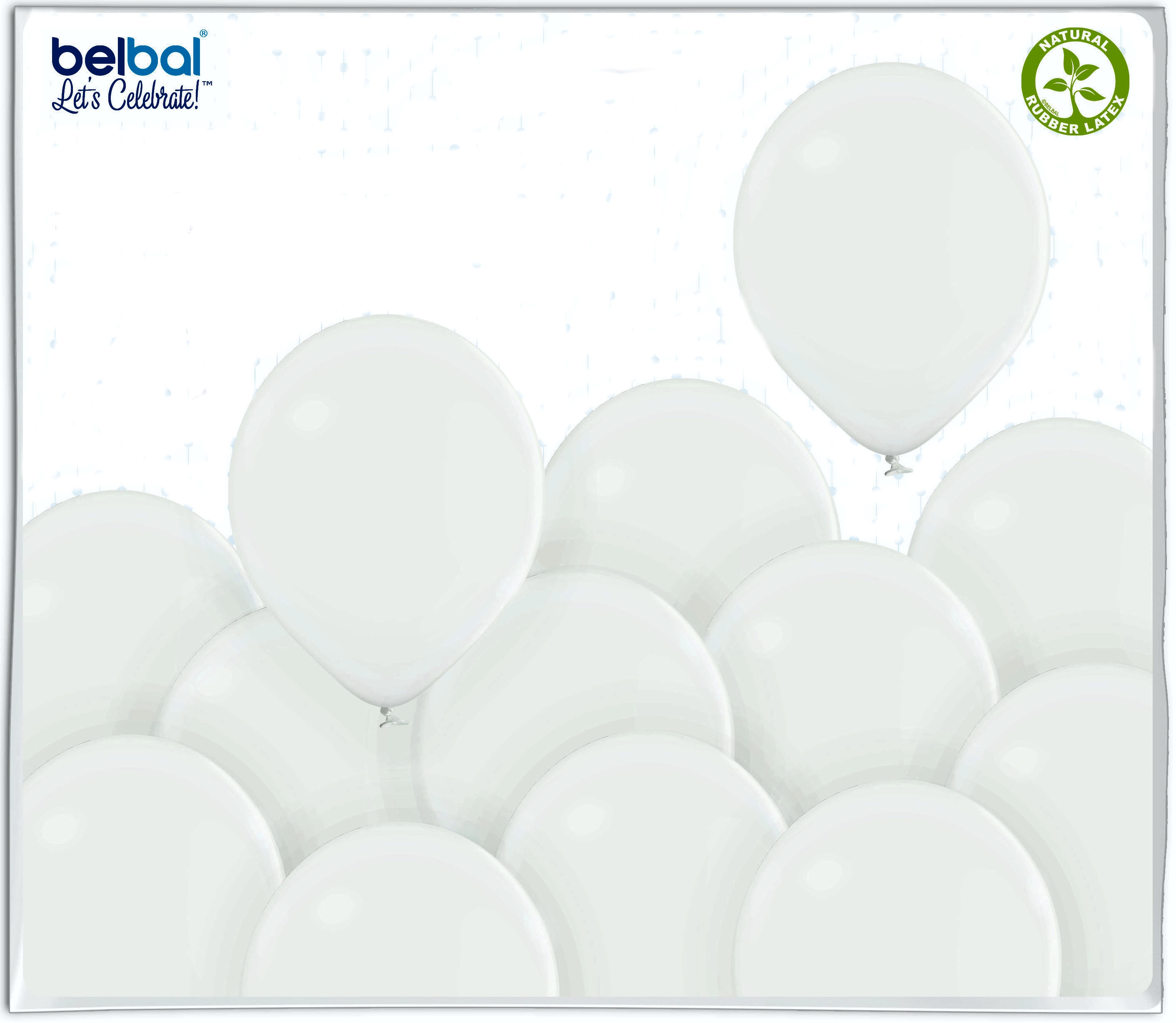 Bílé balónky - 100 kusů