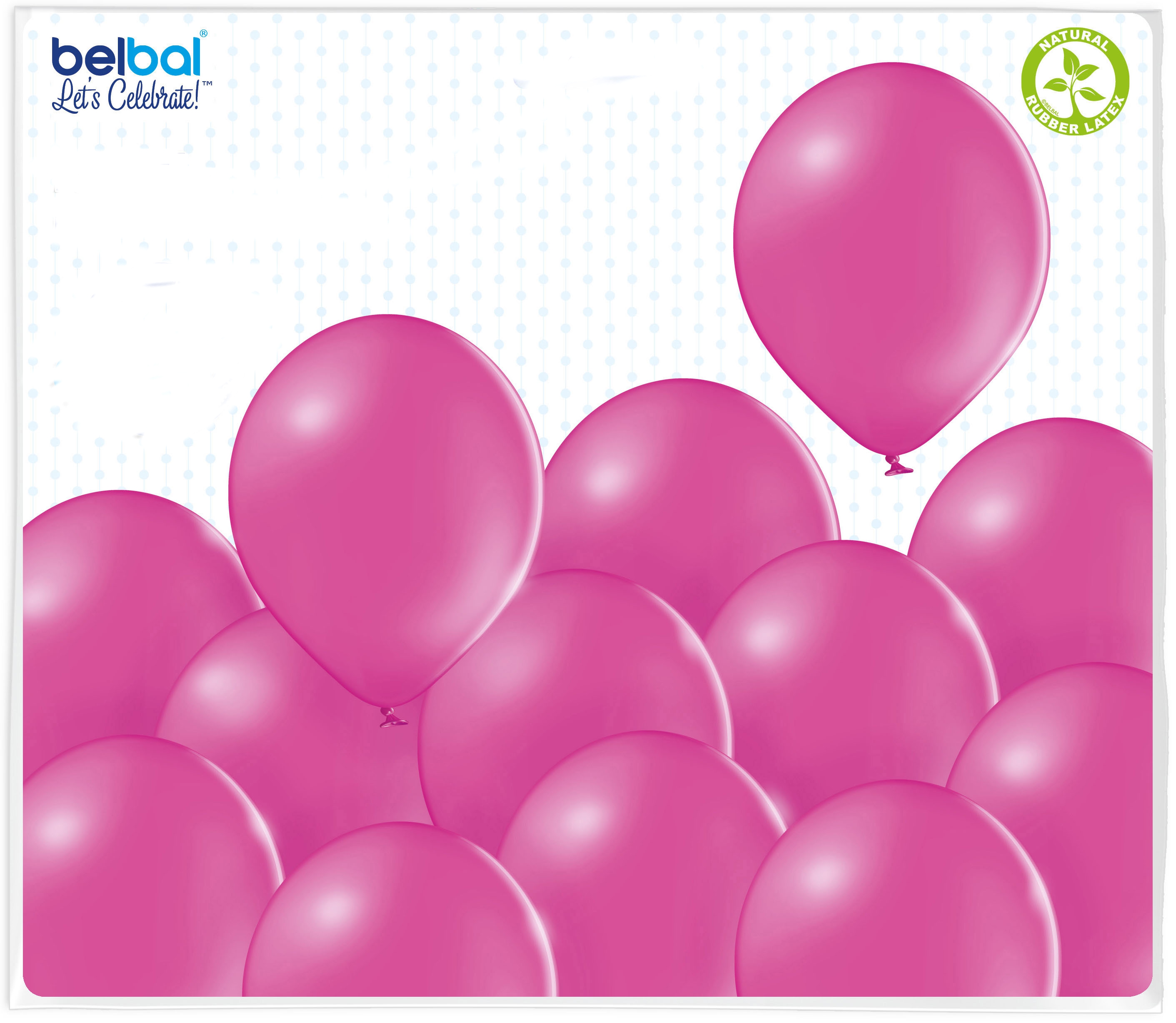 Růžové balónky 010 - 100 ks