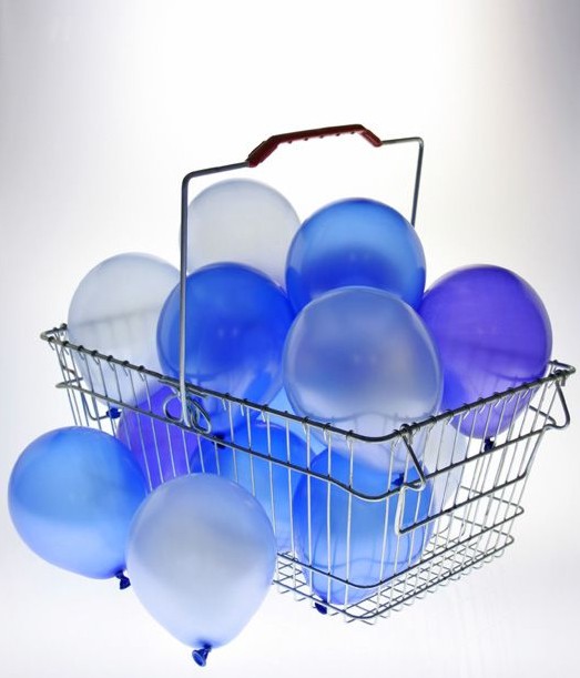 Balónky metalické - 079 ROYAL BLUE
