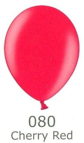 Balónky metalické - 080 CHERRY RED