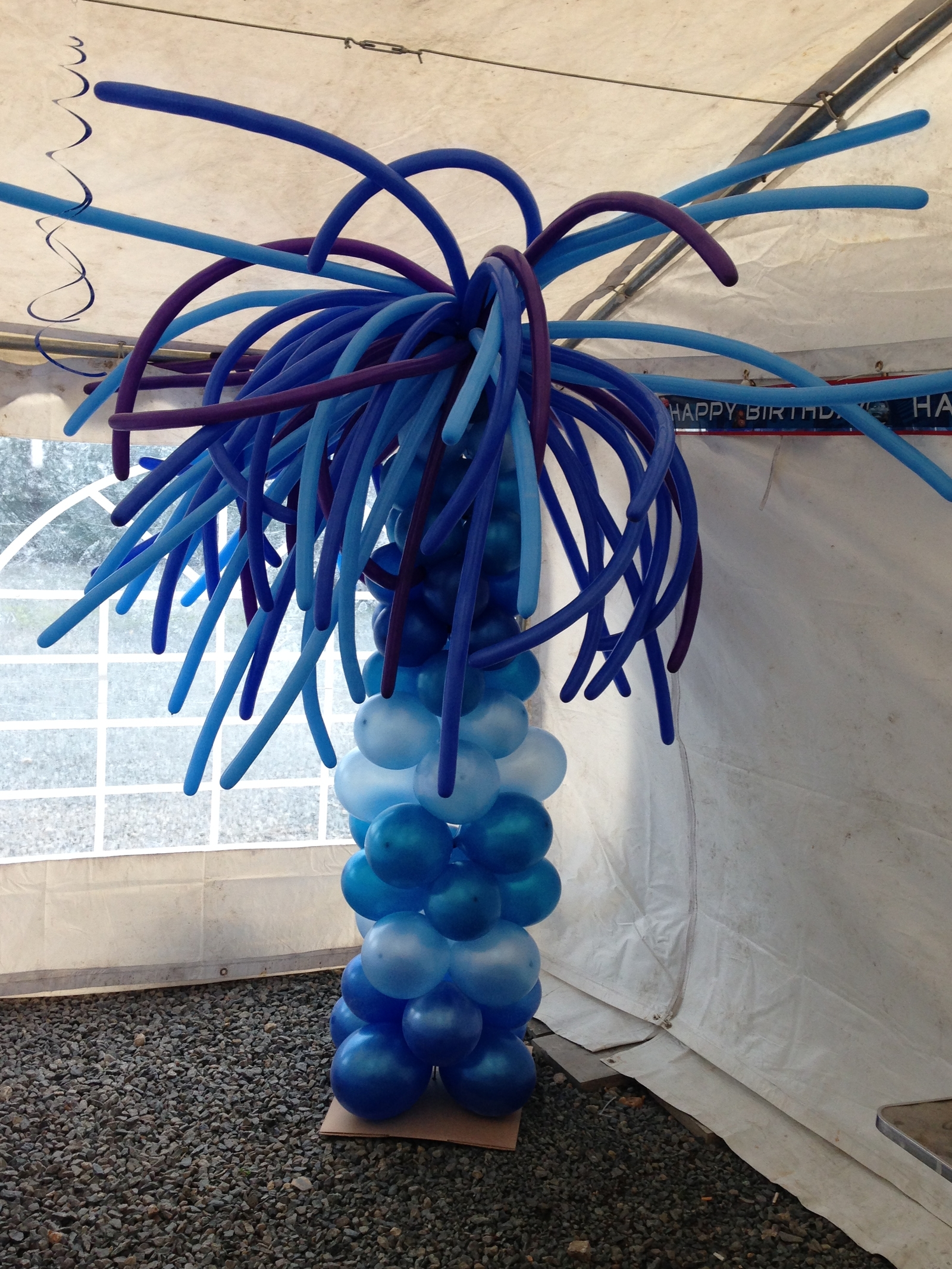 Tvarovací balonek modrý pastel blue