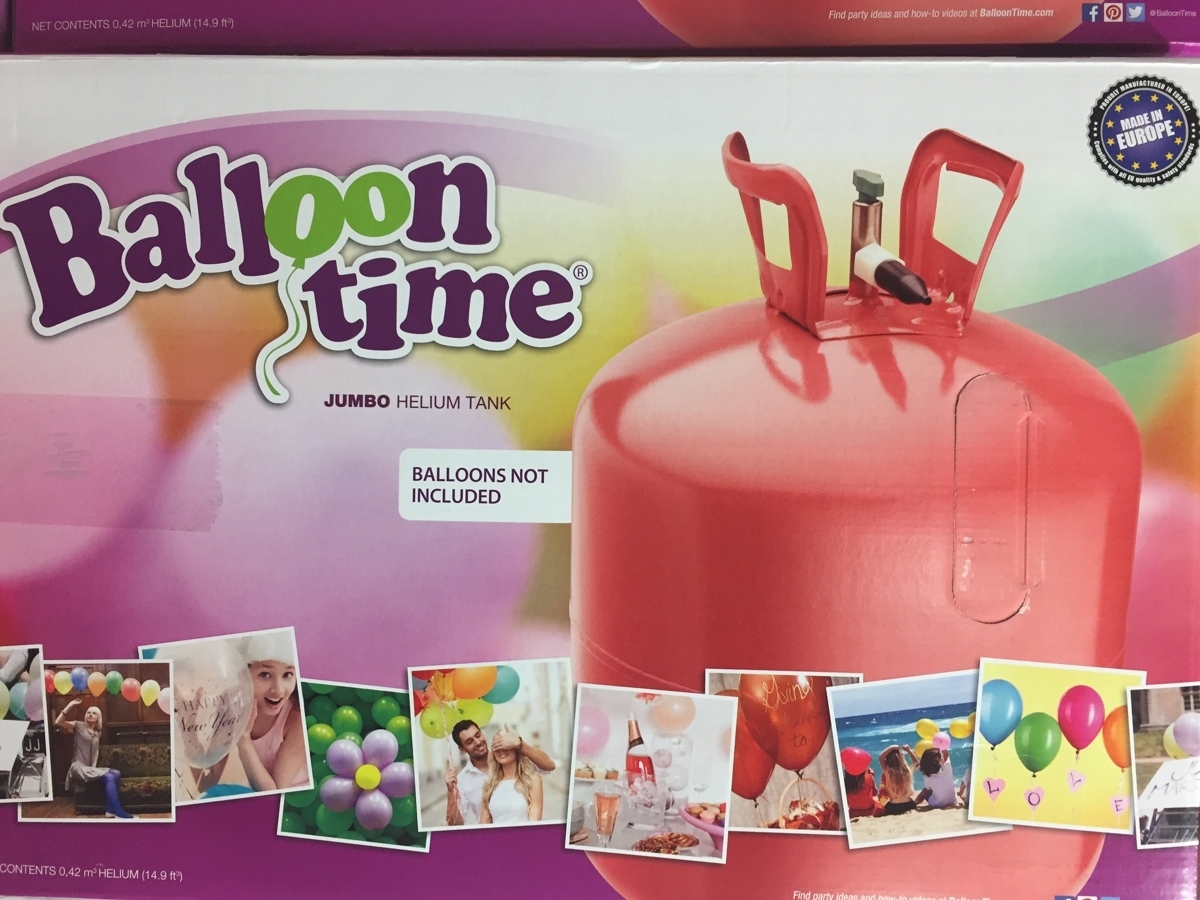 Helium Balloon time + balónky růžové 50ks