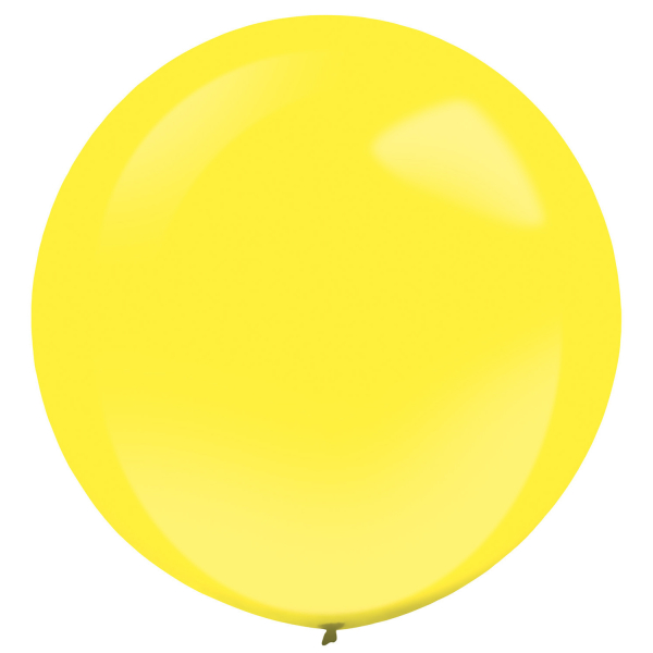Balónek velký žlutý 61 cm